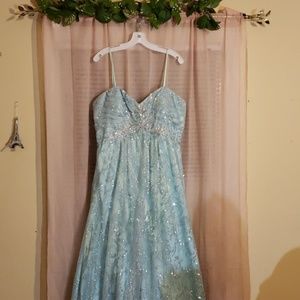 Light Blue Ballgown